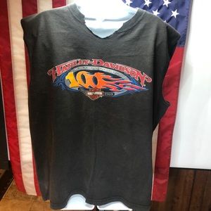 Harley-Davidson Mans sleeveless Tee Size XL